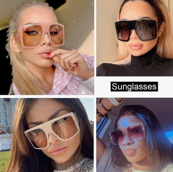 Fashion Oversized Square Sunglasses - Picture 7 of 8